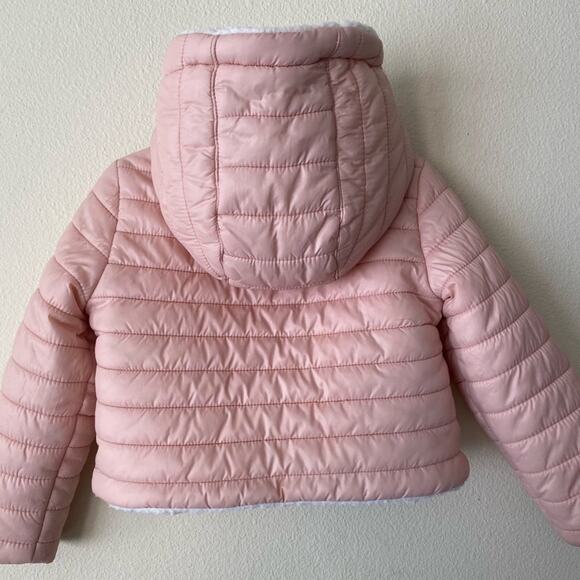 Michael Kors fleece Sherpa lined puffer coats jacket for girls 4T FREE SHIPPING - Picture 7 of 12